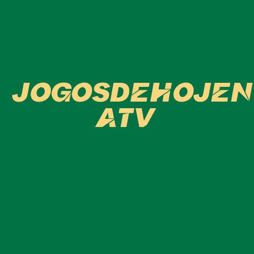 Logo da JOGOSDEHOJENATV